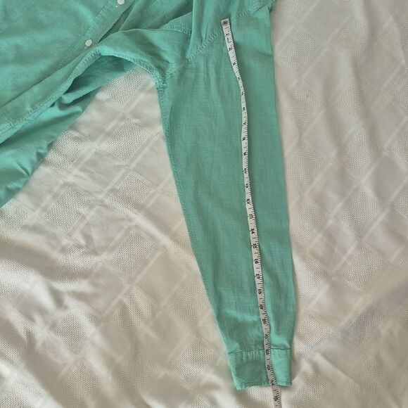 J. Crew Men's Mint Green Casual Button-Down Shirt - Picture 10 of 16